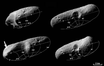 Topographie de l’astéroïde (433) Eros