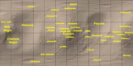 Cartographie de l’astéroïde (433) Eros