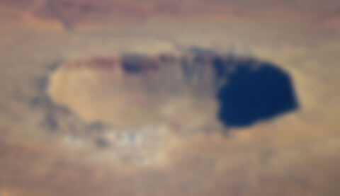 Le Meteor Crater (Arizona, États-Unis)